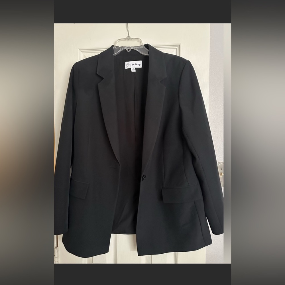 The Drop Women's Blake Long Blazer, Size XL
